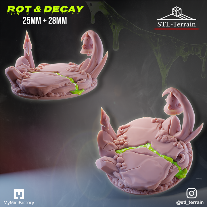 Toppers - Rot & Decay - 25 - 28 - 32 - Impression 14k - Nettoyage ultrason - SET 1