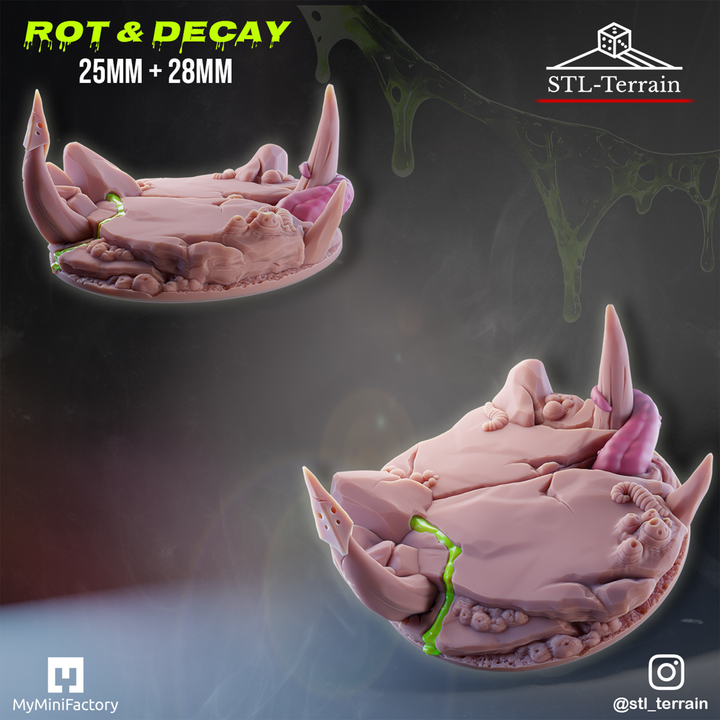 Toppers - Rot & Decay - 25 - 28 - 32 - Impression 14k - Nettoyage ultrason - SET 2