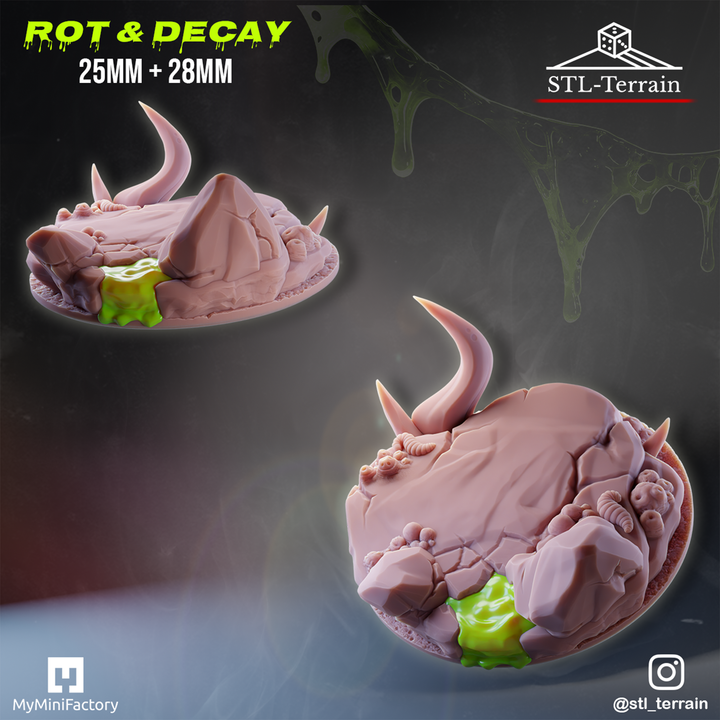 Toppers - Rot & Decay - 25 - 28 - 32 - Impression 14k - Nettoyage ultrason - SET 2