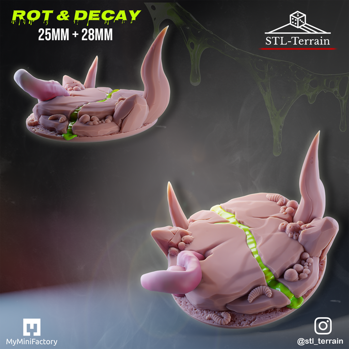 Toppers - Rot & Decay - 25 - 28 - 32 - Impression 14k - Nettoyage ultrason - SET 2