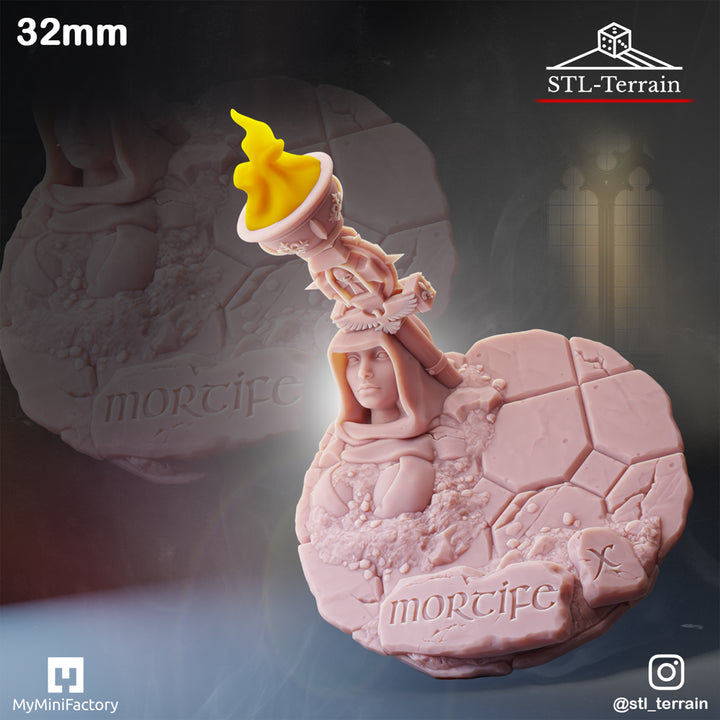 Toppers - Gothic Temple Ruins - 25 - 28 - 32 - Impression 14k - Nettoyage ultrason - SET 2