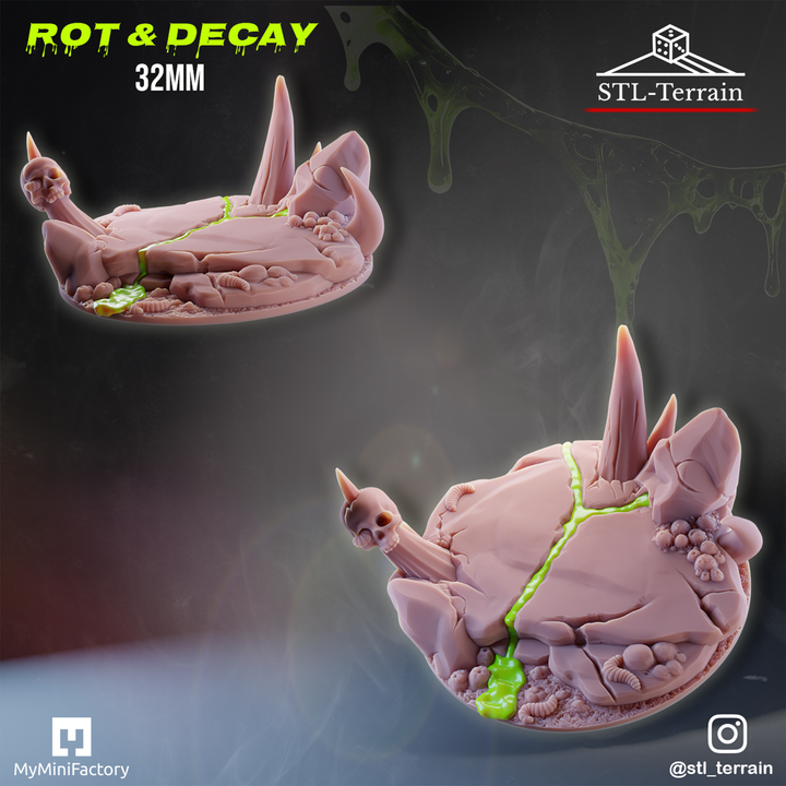 Toppers - Rot & Decay - 25 - 28 - 32 - Impression 14k - Nettoyage ultrason - SET 1