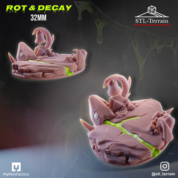 Toppers - Rot & Decay - 25 - 28 - 32 - Impression 14k - Nettoyage ultrason - SET 1