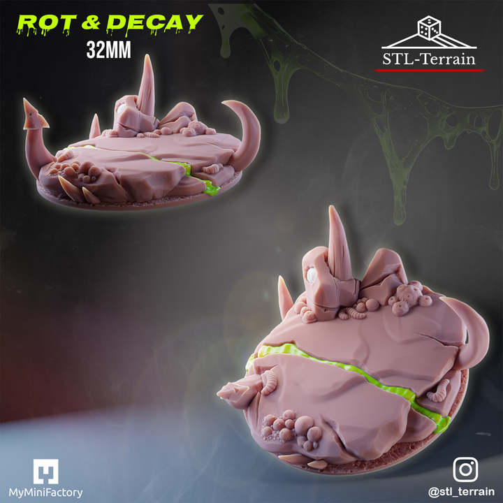 Toppers - Rot & Decay - 25 - 28 - 32 - Impression 14k - Nettoyage ultrason - SET 1