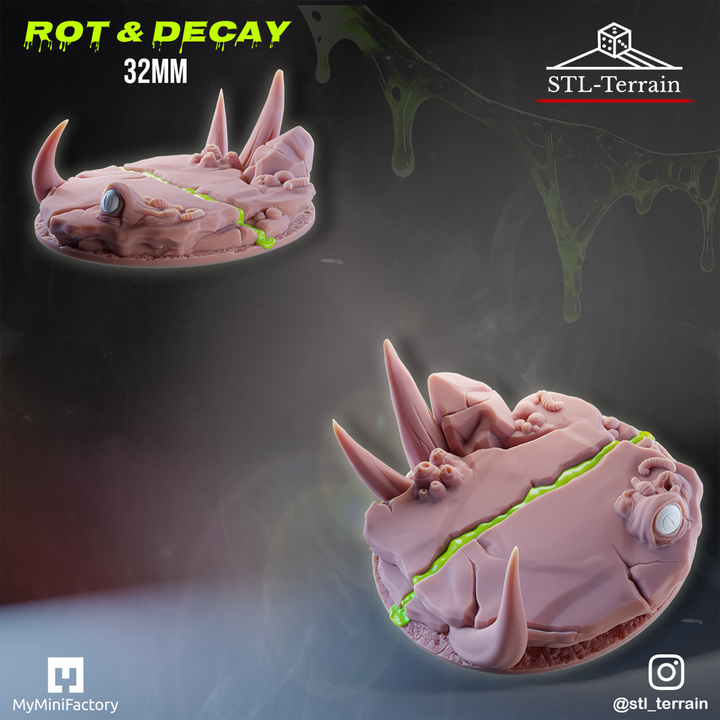 Toppers - Rot & Decay - 25 - 28 - 32 - Impression 14k - Nettoyage ultrason - SET 1