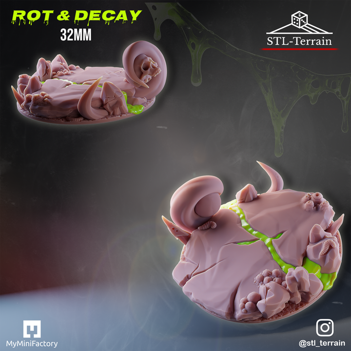 Toppers - Rot & Decay - 25 - 28 - 32 - Impression 14k - Nettoyage ultrason - SET 1