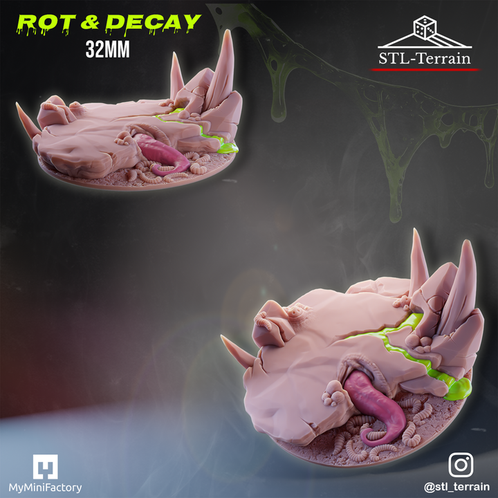 Toppers - Rot & Decay - 25 - 28 - 32 - Impression 14k - Nettoyage ultrason - SET 1
