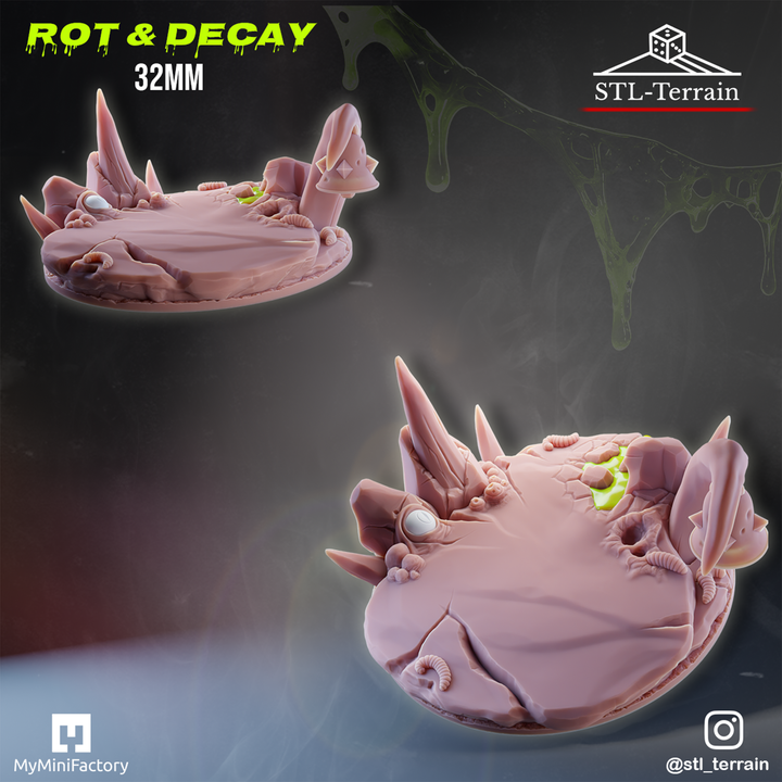 Toppers - Rot & Decay - 25 - 28 - 32 - Impression 14k - Nettoyage ultrason - SET 2