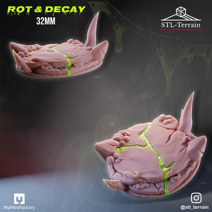 Toppers - Rot & Decay - 25 - 28 - 32 - Impression 14k - Nettoyage ultrason - SET 2