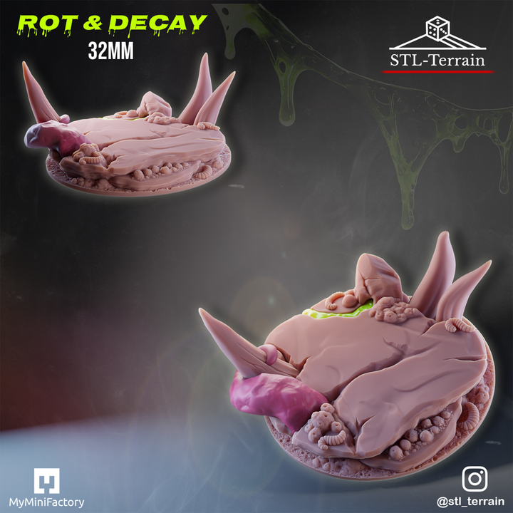 Toppers - Rot & Decay - 25 - 28 - 32 - Impression 14k - Nettoyage ultrason - SET 2