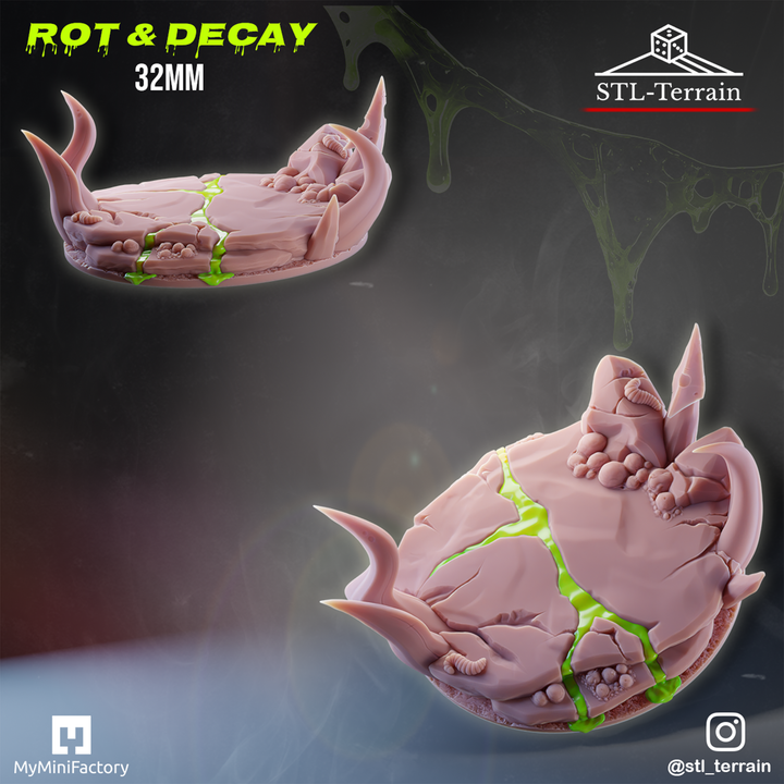 Toppers - Rot & Decay - 25 - 28 - 32 - Impression 14k - Nettoyage ultrason - SET 2