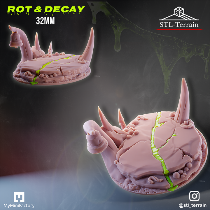 Toppers - Rot & Decay - 25 - 28 - 32 - Impression 14k - Nettoyage ultrason - SET 2