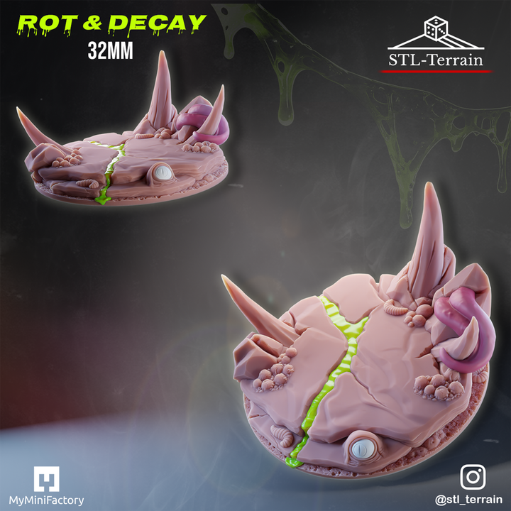 Toppers - Rot & Decay - 25 - 28 - 32 - Impression 14k - Nettoyage ultrason - SET 2