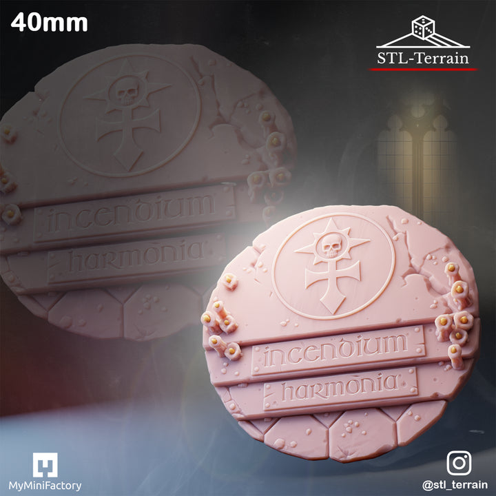 Toppers - Gothic Temple Ruins - 40 - Impression 14k - Nettoyage ultrason - SET 3