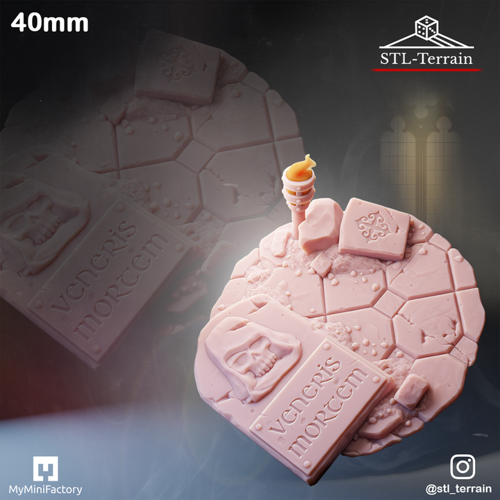 Toppers - Gothic Temple Ruins - 40 - Impression 14k - Nettoyage ultrason - SET 3