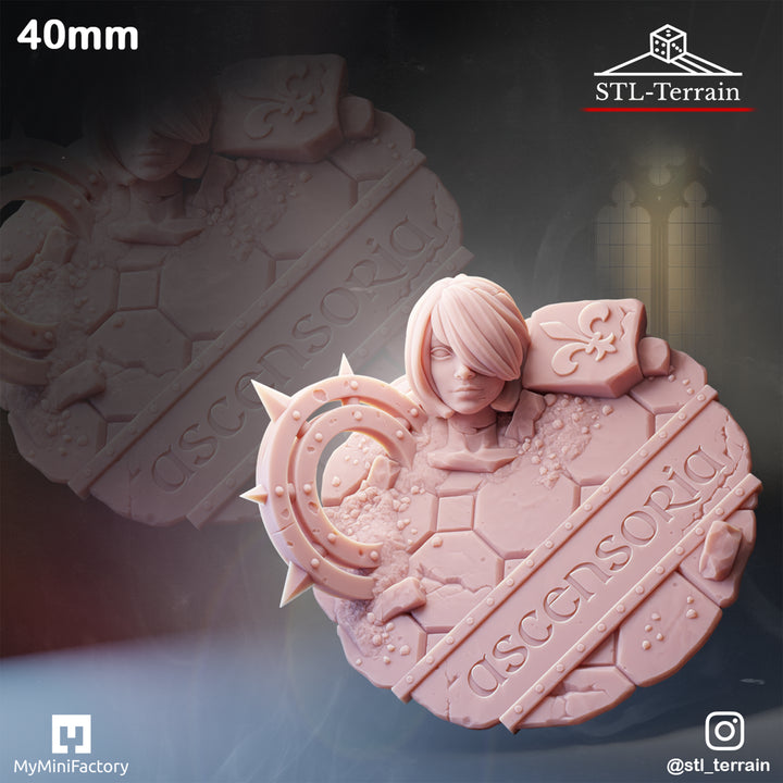 Toppers - Gothic Temple Ruins - 40 - Impression 14k - Nettoyage ultrason - SET 3