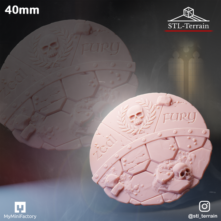 Toppers - Gothic Temple Ruins - 40 - Impression 14k - Nettoyage ultrason - SET 3