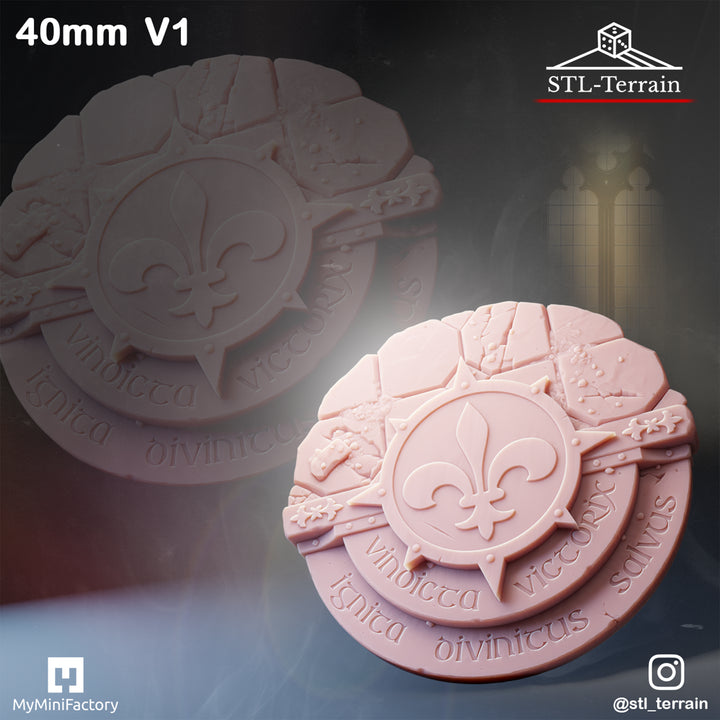 Toppers - Gothic Temple Ruins - 40 - Impression 14k - Nettoyage ultrason - SET 3