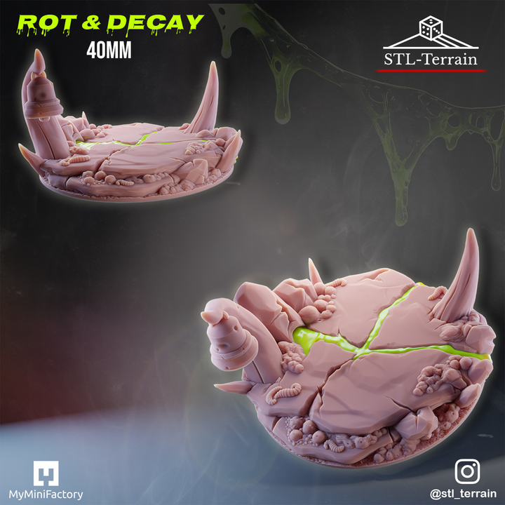 Toppers - Rot & Decay- 40 - Impression 14k - Nettoyage ultrason - SET 3