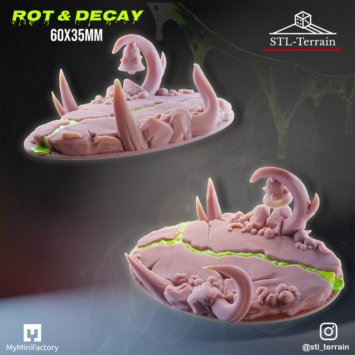 Toppers - Rot & Decay - 60 - 60 FLY - 80 - 60x35 - Impression 14k - Nettoyage ultrason - SET 5