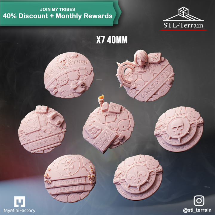 Toppers - Gothic Temple Ruins - 40 - Impression 14k - Nettoyage ultrason - SET 3