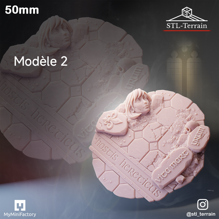 Toppers - Gothic Temple Ruins - 50 - Impression 14k - Nettoyage ultrason - SET 4