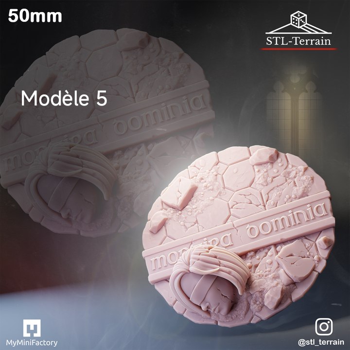 Toppers - Gothic Temple Ruins - 50 - Impression 14k - Nettoyage ultrason - SET 4
