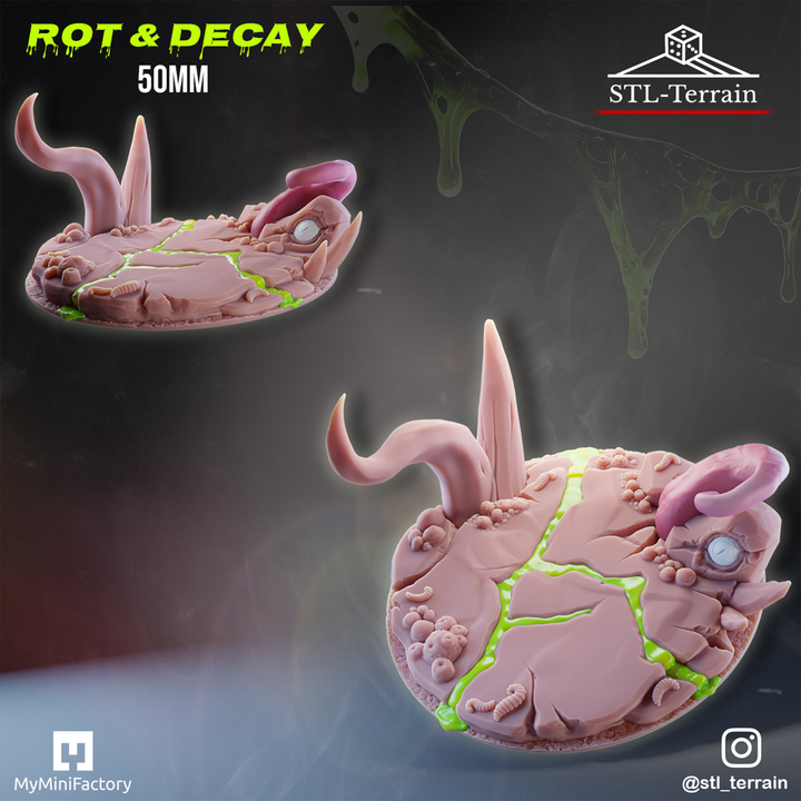 Toppers - Rot & Decay- 50 - Impression 14k - Nettoyage ultrason - SET 4