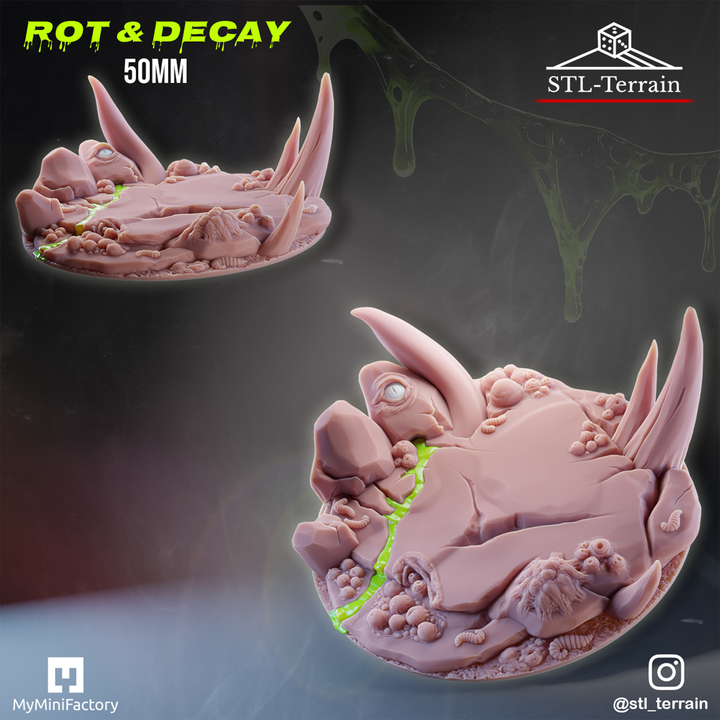 Toppers - Rot & Decay- 50 - Impression 14k - Nettoyage ultrason - SET 4