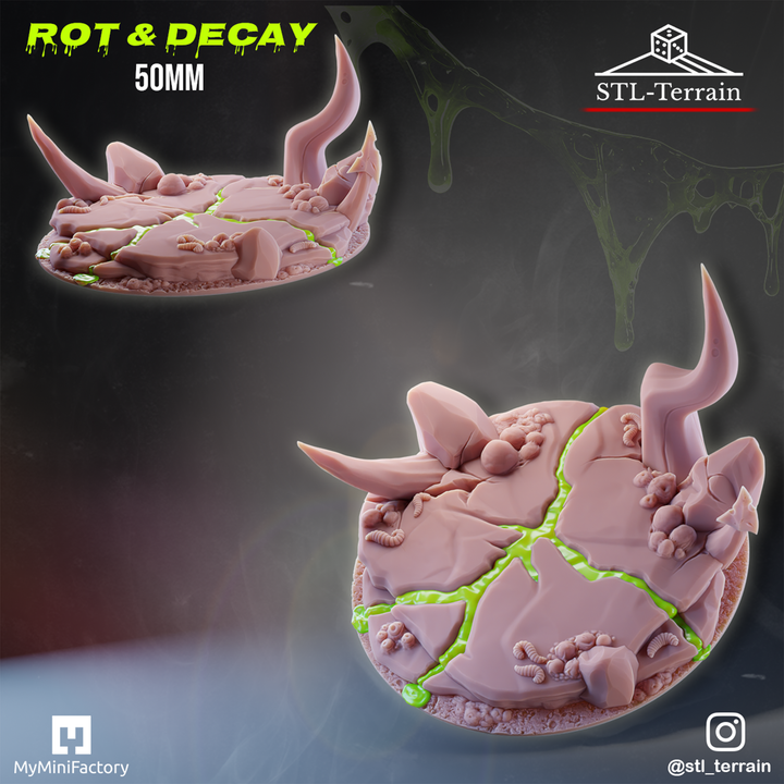 Toppers - Rot & Decay- 50 - Impression 14k - Nettoyage ultrason - SET 4