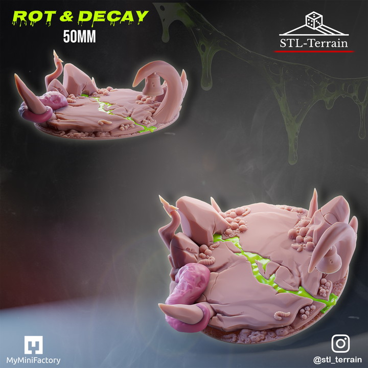 Toppers - Rot & Decay- 50 - Impression 14k - Nettoyage ultrason - SET 4
