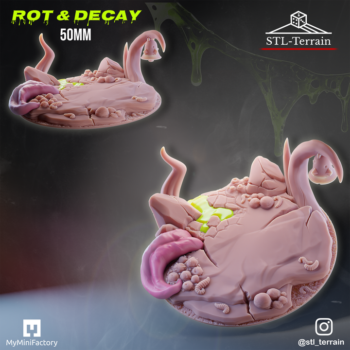 Toppers - Rot & Decay- 50 - Impression 14k - Nettoyage ultrason - SET 4
