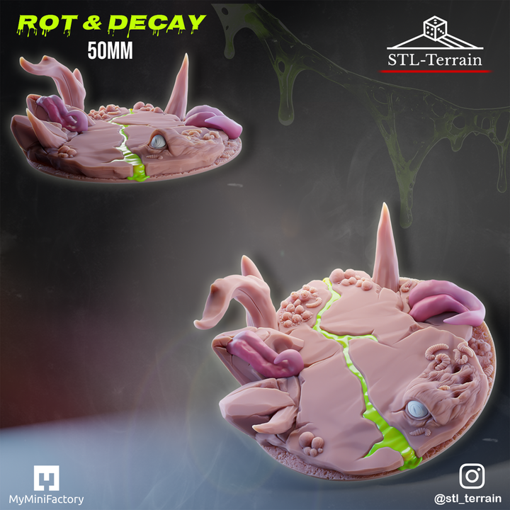 Toppers - Rot & Decay- 50 - Impression 14k - Nettoyage ultrason - SET 4